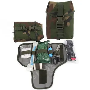 IFAK Molle-Taschen-Set individuelles Notfall-Taktisches Erste-Hilfe-Set mit Brusttüte Tourniquet