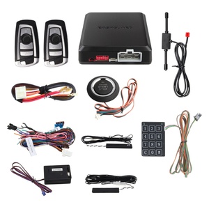 Shock Sensor Smart Start System Push Button Switch Keyless Entry System Car Alarm - Product Image 1