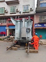 Entreprise de travaux publics EPC fournissant tous les équipements électriques, y compris trois transformateurs de puissance 220kV/220V 50/60Hz et un sectionneur.