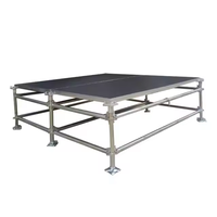 1.22*1.22m et 1.22*2.44m de panneau de scène en aluminium Layher avec hauteur réglable pour concert d'église et mariage