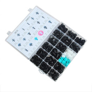 HE21 299Pcs Auto Clips Kit Black Plastic <b>Fasteners</b> For Car Interior Repair Universal Fit - Product Image 3