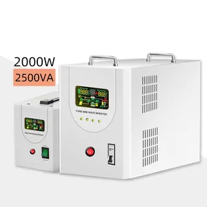 कम आवृत्ति बंद ग्रिड एकल चरण डीसी एसी 220V 2000 W 2000 वाट 2500VA 48VDC शक्ति औंधा शुद्ध साइन लहर औंधा
