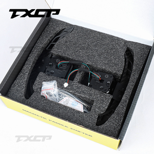Levette del Cambio Magnetiche in Fibra di Carbonio per Volante Auto <span class=keywords><strong>Audi</strong></span> A3 <span class=keywords><strong>A4</strong></span> A5 S3 S4 S5 S6 RS3 RS4 RS5 RS7 RS6 S7 Q5 Q7 Q8 - Product Image 3