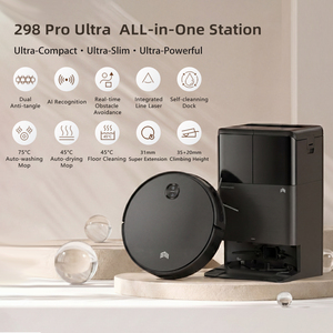 Brushless Motor Sensor Anti Fall Design Filter Self-cleaning Laser Floor Cleaning Robot Vacuum 20Kpa AI Camera Line Laser Robot - Product Image 5