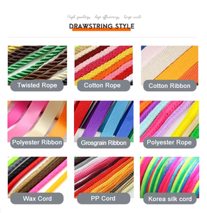 Đồ trang sức túi bao bì gói Vòng cổ da lộn nhung sợi nhỏ trang sức Pouch với biểu tượng tùy chỉnh - Product Image 5