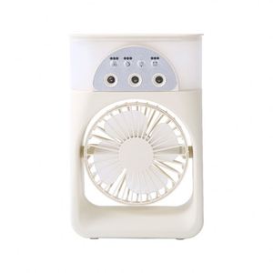 Portable Desktop Mist Speeds 3 Nozzles Humidifying Air Circulation 180° Adjustable Mini <b>Desk</b> Fan for Office Home - Product Image 6