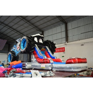 Castillo Inflable Comercial Mad Dog con Tobogán Acuático/Seco y Piscina Desmontable - Product Image 3