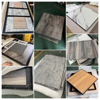 Table de salle à manger résistante aux intempéries, anti-UV, 0,59'', HPL toutes saisons pour restaurant, 24x24, 24x30, marbre noir, stratifié haute pression