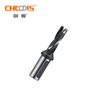 Outil de forage en carbure de tungstène en acier rapide interchangeable de 25mm foret à torsion modulaire marque CHTOOLS forage de 3 ans
