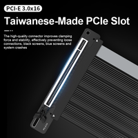 Câble d'extension GPU ULT-unite Factory personnalisé pour carte graphique flexible PCIe 5.0 X 16, mâle-mâle ou femelle-femelle
