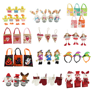 Porte-cartes personnalisé en forme de chaussette de Noël en tricot torsadé, cadeau de l'Avent, chaussettes pour la décoration de la maison pendant les fêtes de Noël - Product Image 6
