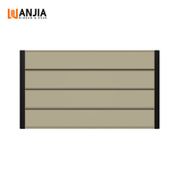 Porte de garage moderne électrique à sectionnement vertical WANJIA avec des caractéristiques imperméables et coupe-vent pour une utilisation en extérieur