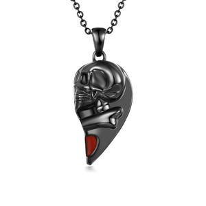 Collier pendentif en forme de cœur pour meilleures amies, 2 pièces/ensemble, chaîne à maillons, réglable, bijoux d'amitié, cadeau pour femmes - Product Image 4