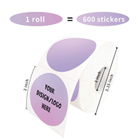 Étiquettes autocollantes personnalisées avec logo, impression sur papier adhésif, rouleaux d'étiquettes d'emballage, autocollants personnalisés, impression CMYK, estampage à froid, découpe de forme