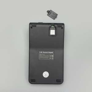 Phong cách mới 2.4G không dây số bàn phím LCD hiển thị 250mAh pin có thể sạc lại máy tính Bàn phím cho máy tính xách tay siêu thị - Product Image 6