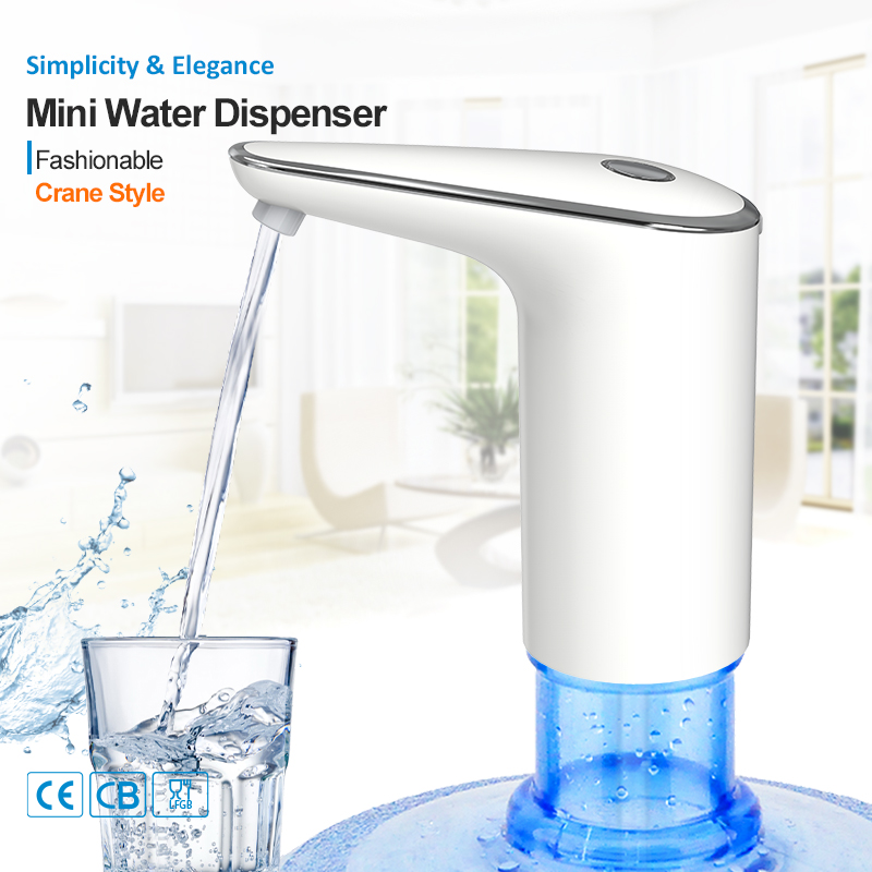 USB Rechargeable Water Bottle Pump Dispenser For 2 Gallon 3 Gallon 4 Gallon