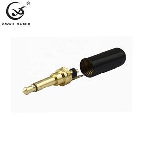 YIVO XSSH Audio HIFI Connecteurs Slim 3.5mm Mono <span class=keywords><strong>Jack</strong></span> Plaqué Or Plug Vente En Gros <span class=keywords><strong>Mini</strong></span> Écouteur Microphone Aux <span class=keywords><strong>TS</strong></span> Connecteur 7.9mm - Product Image 2