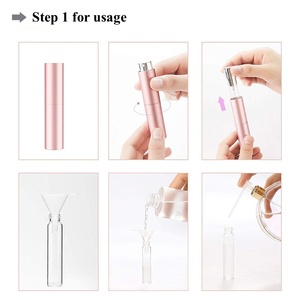 E-tốt hơn tùy chỉnh sang trọng <span class=keywords><strong>Mini</strong></span> Pocket bơm lại <span class=keywords><strong>8ml</strong></span> 10ml 15ml 20ml 30ml xoắn nước hoa Atomizer Du Lịch Mỹ phẩm chai xịt miệng - Product Image 2