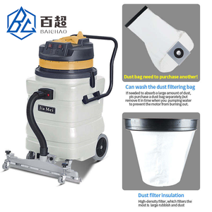 BF591 <span class=keywords><strong>Aspirateur</strong></span> eau et poussière <span class=keywords><strong>silencieux</strong></span> à deux moteurs, grande capacité 90L, 2000W, <span class=keywords><strong>prix</strong></span> usine, pour hôtel, maison d'hôtes, bureau, avec raclette frontale - Product Image 4