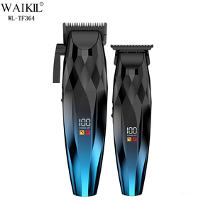 Tondeuse professionnelle sans fil à lame en T réglable, machine à couper les cheveux pour hommes, tondeuse rechargeable Wk-1071, mini, faible bruit - Product Image 1