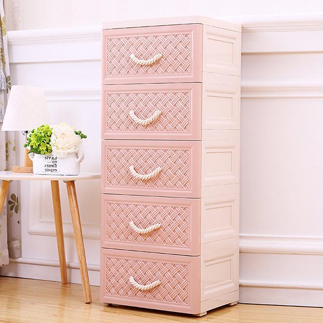 Moderne 5-Schichtige Kunststoff-Kommode 39cm Rattan Einfacher Schubladenschrank für Kinderzimmer oder Wohnbereich| Alibaba.com