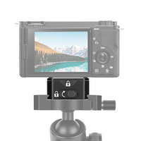 Adaptateur de fixation pour trépied stabilisateur DSLR, pince adaptatrice, plaque à dégagement rapide pour GoPro 13 et caméras DJI Osmo Action