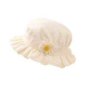 Chapeau seau de soleil en coton mignon pour nouveau-né garçons infantile ours casquette de Baseball Protection UV pour bébé de <span class=keywords><strong>0</strong></span> à 8 <span class=keywords><strong>mois</strong></span> - Product Image 1