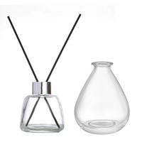 Bouteilles de diffuseur à roseaux en verre de luxe de 200 ml, uniques, vides, pour emballage de parfum et d'arômes, vente en gros