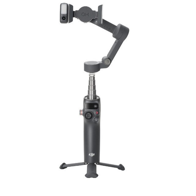 For Osmo Mobile 8 Folding Telescopic Selfie Stick with Three- Stabilization Built-in Camera for 5.3 for Vlog Shooting