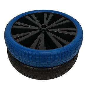 Roues en mousse PU 4.00-8 avec rayons en plastique solide pour chariot, poussette, kayak, yacht - Product Image 5