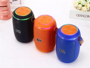 Enceinte Bluetooth sans fil JZ-1190 Lecteur audio portable avec lumière LED RGB en forme de colonne Enceinte de karaoké d'extérieur pour discours - Product Image 2