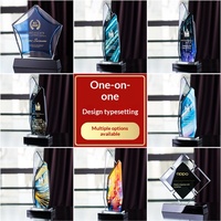 Trophées en cristal sur mesure, médailles créatives imprimées en couleur, récompenses gravées pour enfants, trophées de champion d'équipe, récompense pour employé exceptionnel