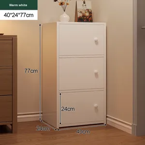 מודרני פשוט רכוב קיר אחסון אנכי צר אנכי מגירות ארון ריהוט הבית יחידת סלון ריהוט סלון יחידת מגירת - Product Image 6