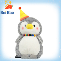 Peluche de Pingüino Rosa de Cosplay, Juguete de Peluche de Pingüino Kawaii, Logotipo Personalizado Bordado, Fábrica con Certificación ISO, Peluches