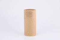 Boîtes en carton rondes pour comprimés de vitamines de qualité alimentaire, emballages en papier cylindriques pour poudre de matcha, tubes en carton kraft brun naturel pour capsules