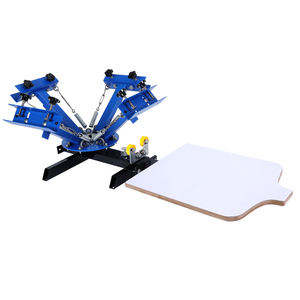 ماكينة طباعة شاشة يدوية من نوع أخطبوط بأربعة ألوان ومحطة واحدة من ديليو، حالة جديدة - Product Image 1