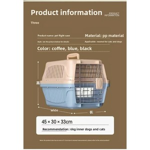 Boîte de transport aérien réglable pour animaux de compagnie Capsule de voyage portable pour chat et cage pour <span class=keywords><strong>chien</strong></span> Matériau PP Motif transparent pour grands petits chiens - Product Image 6