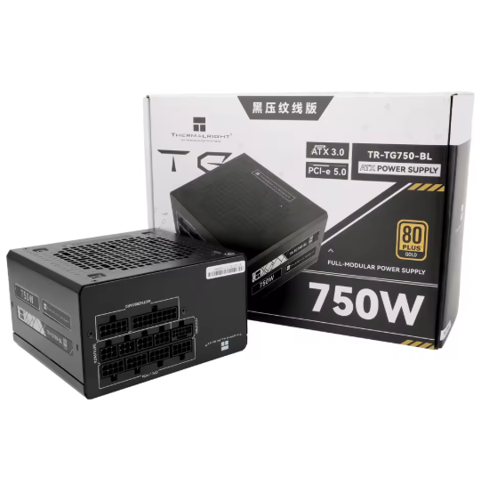 Original Thermalright TR-TG 750BL 750W ATX 3.0 PCIe 5.0 Full Modular 80 Plus Gold Gaming Power Supply Pc Desktop in Stock