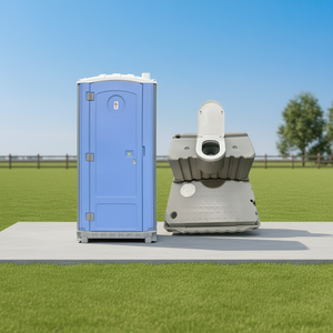 Inodoro Móvil con Estructura de Acero HDPE, Moderno, Plegable, Portátil, para Uso en Exteriores, Alquiler de Contenedores para Escuelas y Parques - Product Image 3