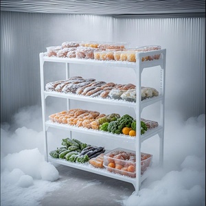 Wholesale Kitchenware Cold Room High Density Durable 5 Layer NSF Environmental <strong>Plastic</strong> <strong>Shelving</strong> Height-Adjustable Modern - Product Image 1