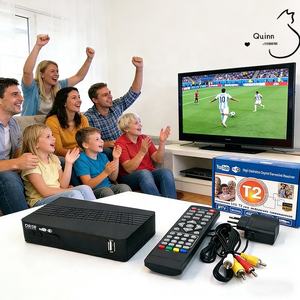 Decodificador de TV Digital Terrestre DVB-T2 Full HD con CPU de Doble Núcleo, Reproducción USB 1080P, WiFi 802.11n, Soporte para YouTube, Antena de Alimentación - Product Image 3