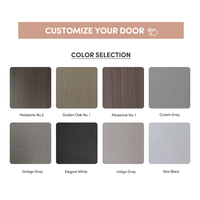 Porte en bois et aluminium de style classique OUNA pour la décoration intérieure de luxe avec des détails exquis, taille personnalisée et système de serrure de haute qualité
