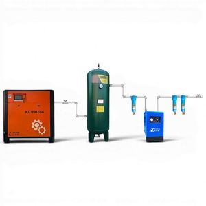 เครื่องอัดอากาศแบบสกรูแม่เหล็กถาวร VFD อุตสาหกรรม 7.5kW-250kW ระบบลม 0.7-1.0MPa - Product Image 5