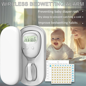 Diseño compacto, sonido fuerte, vibración fuerte, tamaño <span class=keywords><strong>Mini</strong></span>, inalámbrico, recargable, portátil, alarma de humedad de orina, Alarma para mojar la cama - Product Image 2