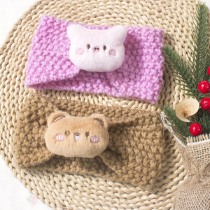 Diadema <span class=keywords><strong>de</strong></span> punto para bebé niñ<span class=keywords><strong>a</strong></span>, turbante tejido <span class=keywords><strong>a</strong></span> <span class=keywords><strong>crochet</strong></span> para recién nacida, accesorios para el cabello <span class=keywords><strong>de</strong></span> bebé, gorro <span class=keywords><strong>de</strong></span> punto con diseño <span class=keywords><strong>de</strong></span> animales - Product Image 3