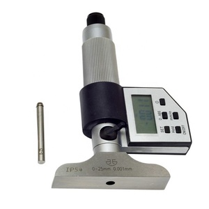 0-25 मिमी 0.001 मिमी xybi ब्रांड ip54 इलेक्ट्रॉनिक डिजिटल गहराई माइक्रोमीटर के बाहर - Product Image 4