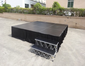 Portable lighting aluminum <b>stage</b> indoor and outdoor event <b>stage</b> - Product Image 1