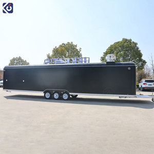 CAMPTRL Remorque de luxe pour food truck, camion de restauration mobile, <span class=keywords><strong>van</strong></span> de cuisine de rue, remorque à glaces et barbecue avec toilettes - Product Image 5