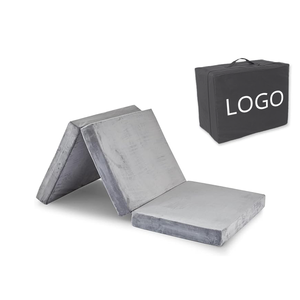 Tri gấp Bộ nhớ bọt nệm với có thể tháo rời và có thể giặt bìa và không trượt dưới - Product Image 1