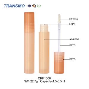 Vente en gros de tubes à gloss à lèvres en plastique transparent de 4,5 ml - Contenants cosmétiques vides personnalisés 2-en-1 - Product Image 3